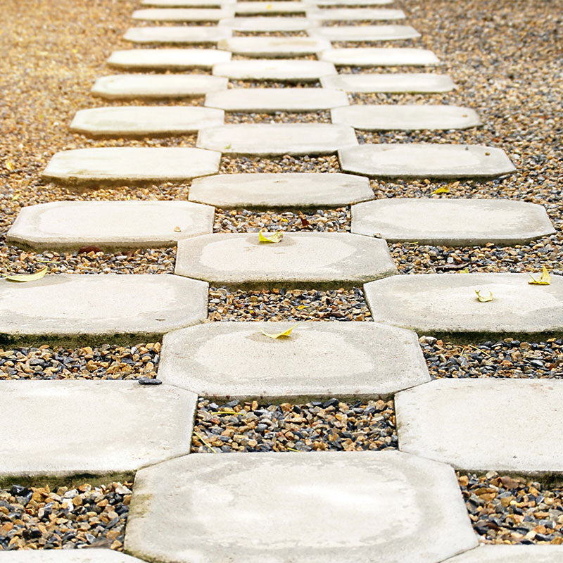 Golden gravel.