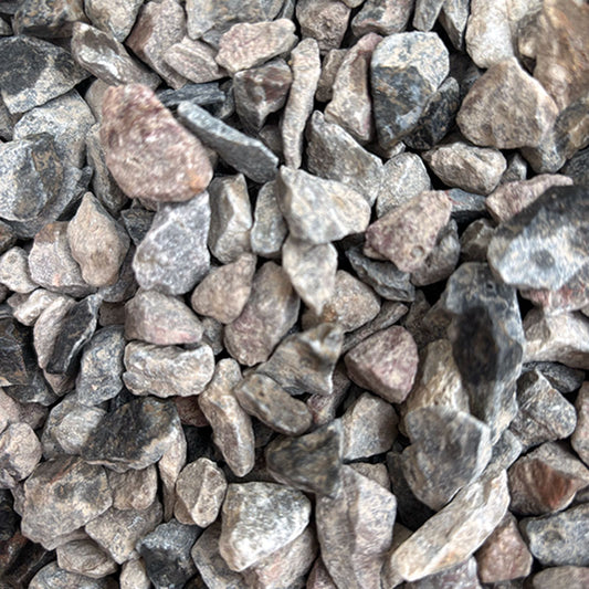 14mm Grey limestone.