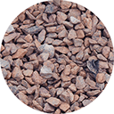 20mm Pink limestone.