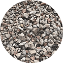 Aggregate crushed concrete.