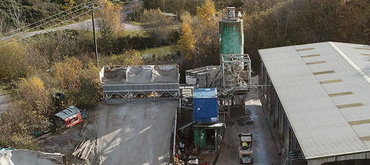 Concrete batch plant.