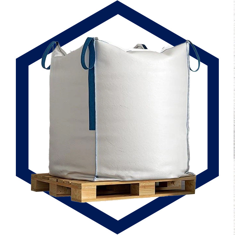 Dumpy bag of building supplies.