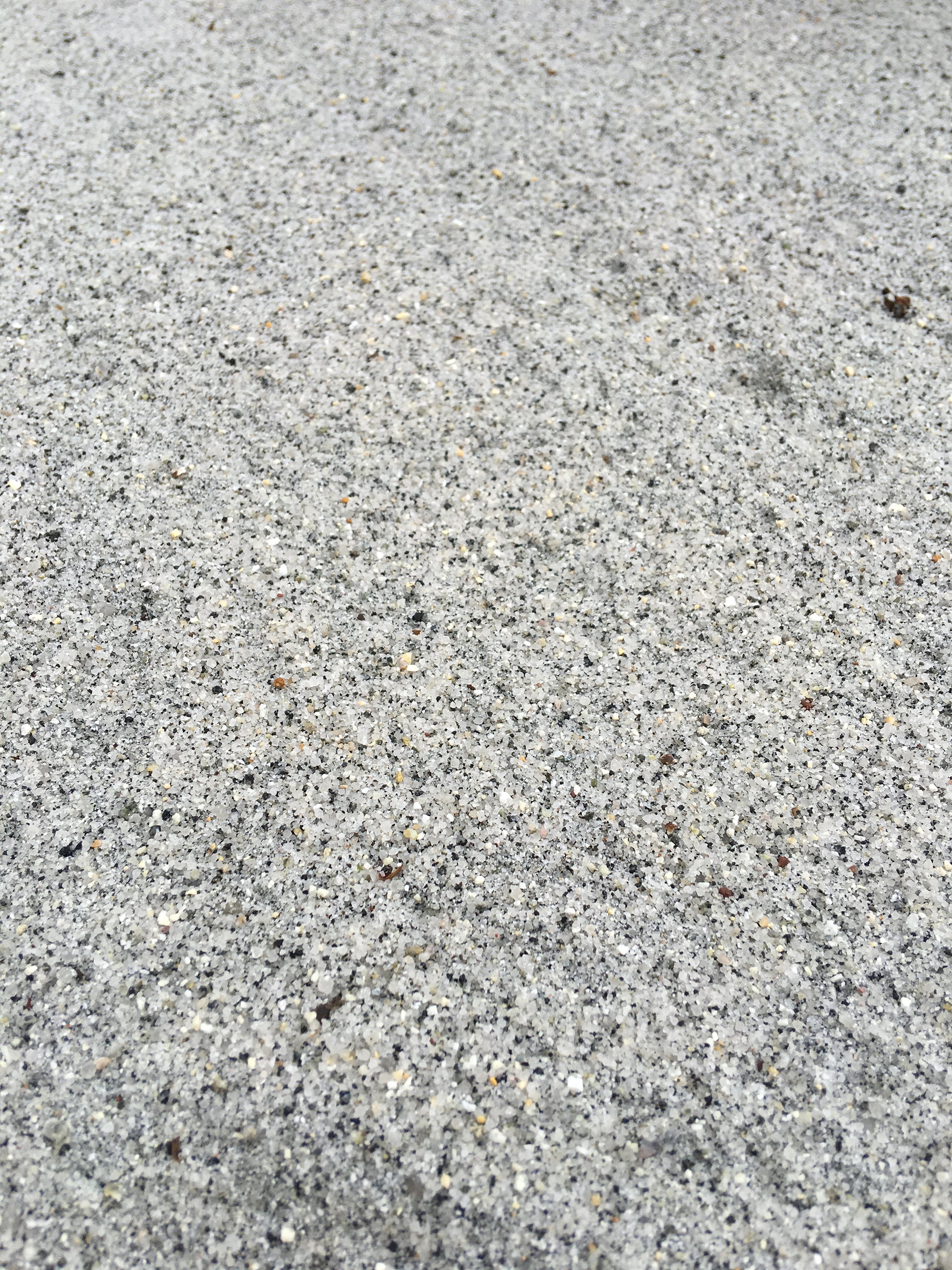Fine silver sand.